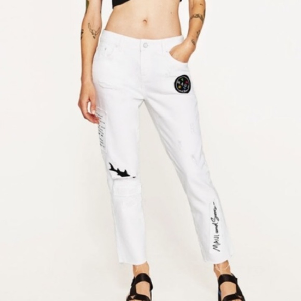Zara Maui and Sons White Denim